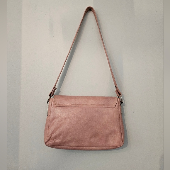 Vintage Stone Pink & Silver Cabrelli Shoulder Bag | Size OS - Picture 6 of 11